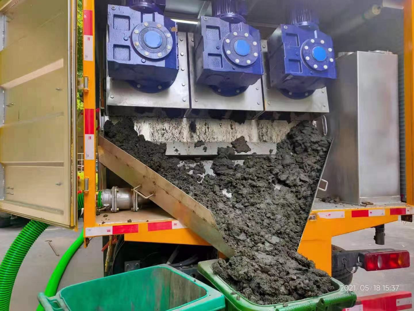 衡南化粪池清掏城市维护站-泥浆净化干湿分离处理